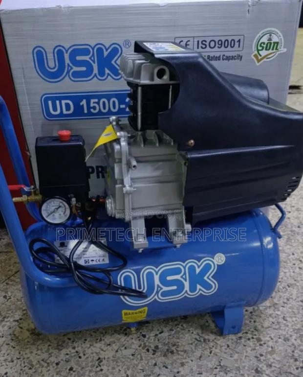 Original Usk Air Compressor 25litres (Electric Compressor) Primetech - main view