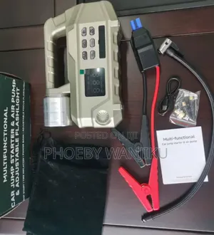 High Power Digital Jump Starter, Compressor Adjustable Flash Light