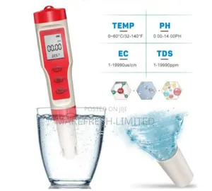 Digital Water Quality Tester 4 in 1 Ph,Tds,Ec,Temp