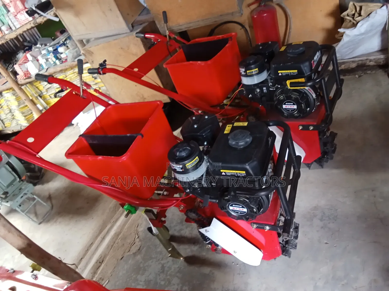 Walking Tractor With One Plough