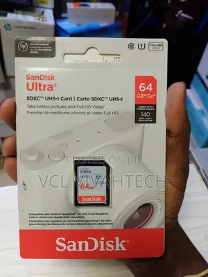 Sandisk Ultra Sd Card 140mb/S 64gb