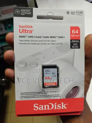 Sandisk Ultra Sd Card (140mbps) 64gb