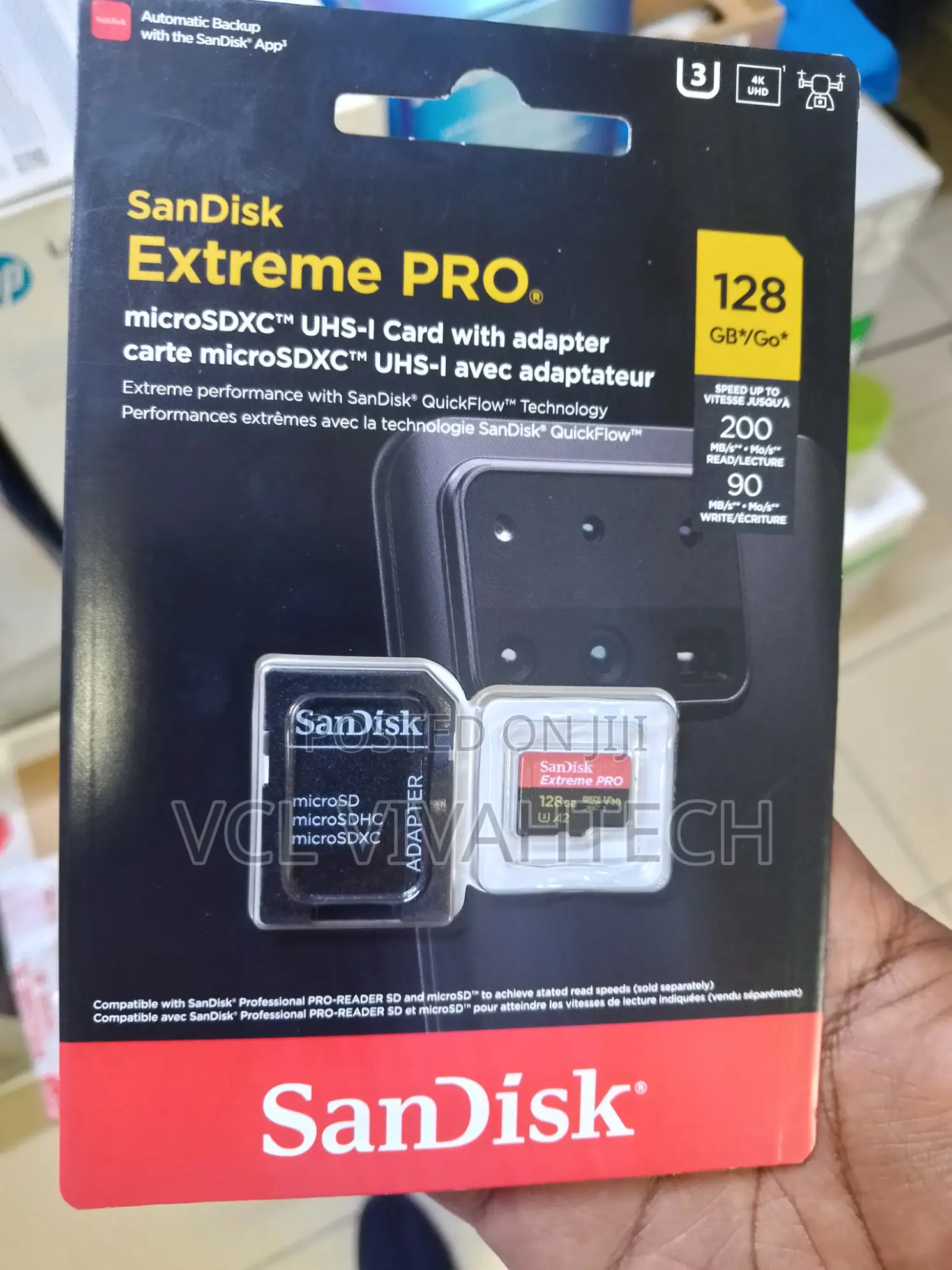 Sandisk Extreme Pro Micro Sd 200mb/S 128gb
