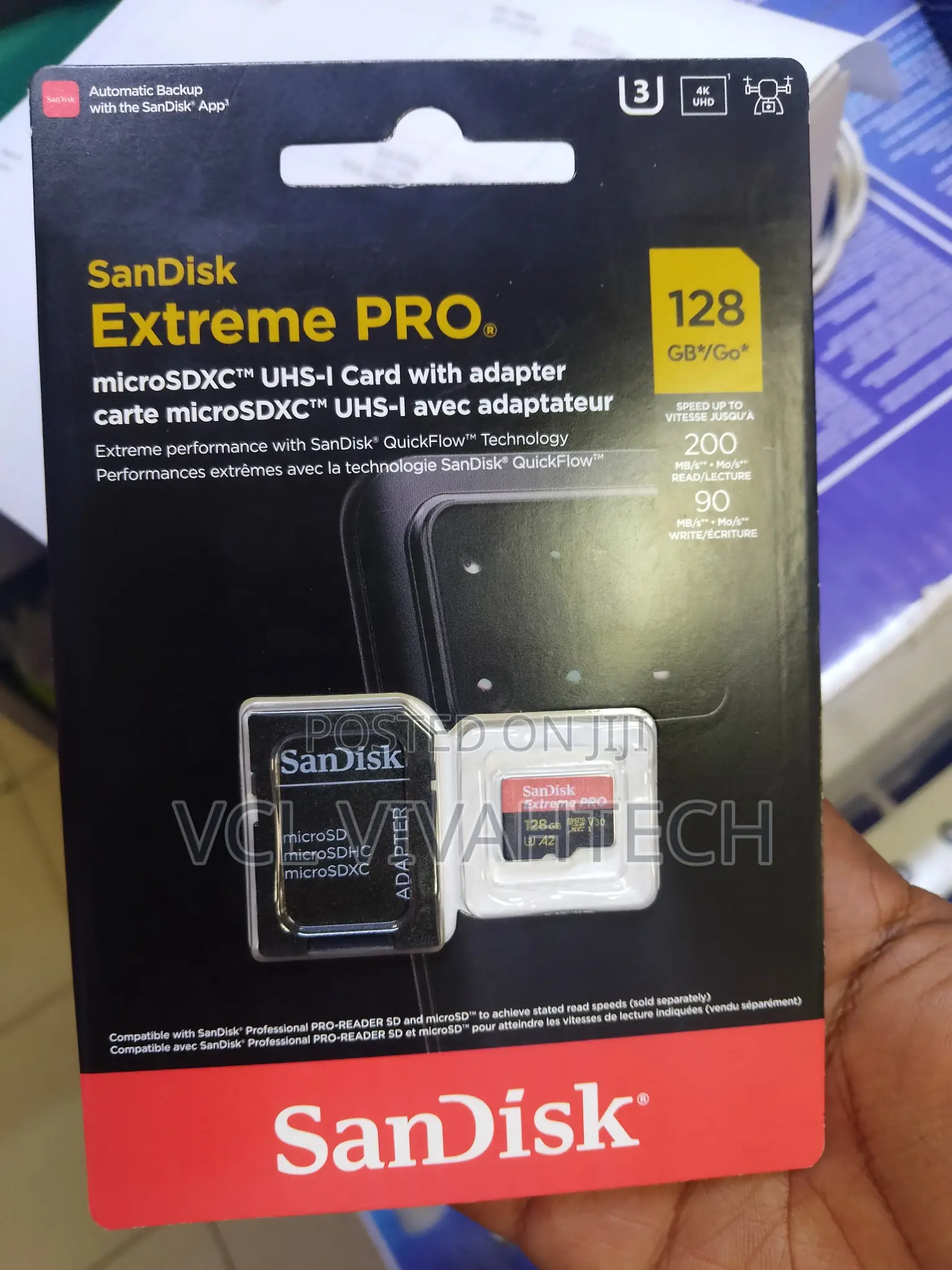 Sandisk Extreme Pro Micro Sd 200mbps 128gb