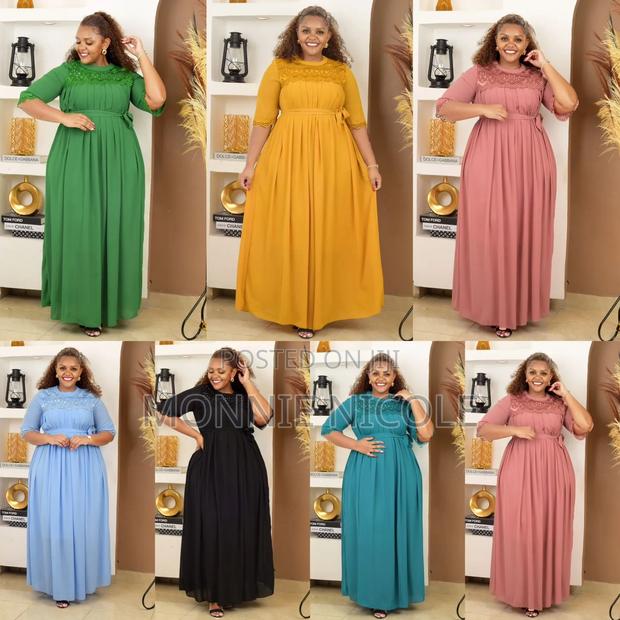 Elegant Free Size Maxi Dress - thumbnail 2