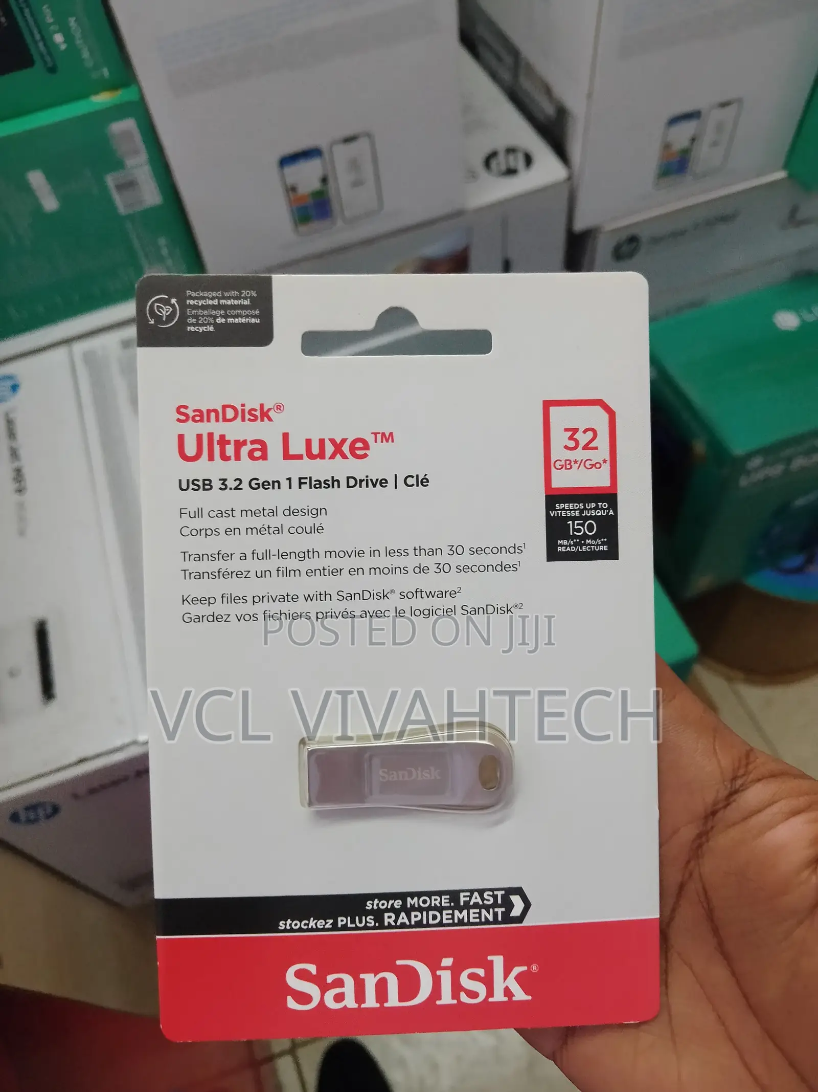 Sandisk Ultra Luxe Usb 3.2 32gb Flash Drive