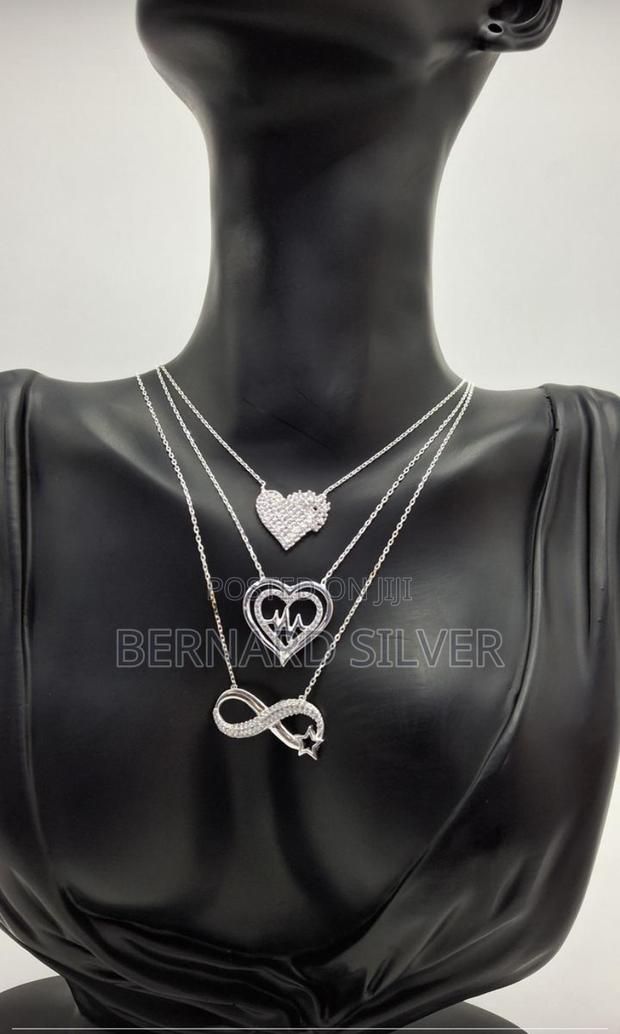 Classy Silver Ladies Necklace - main view