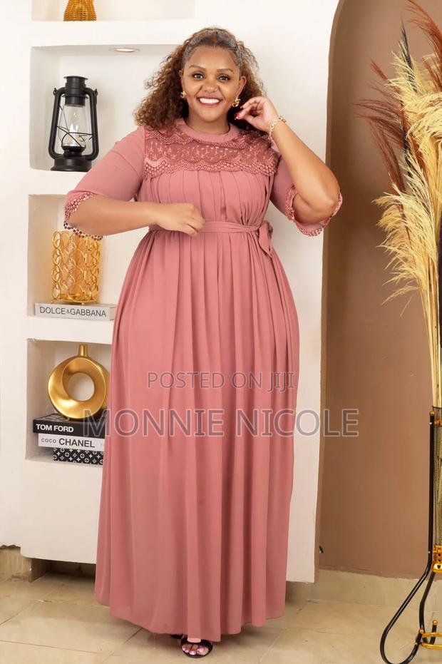 Peach Maxi Dress - main view