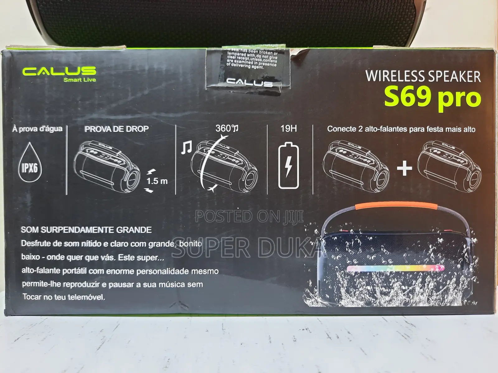 Wireless Bluetooth Speaker. Calus S69 Pro Rechargeable Radio.Pulse RGB