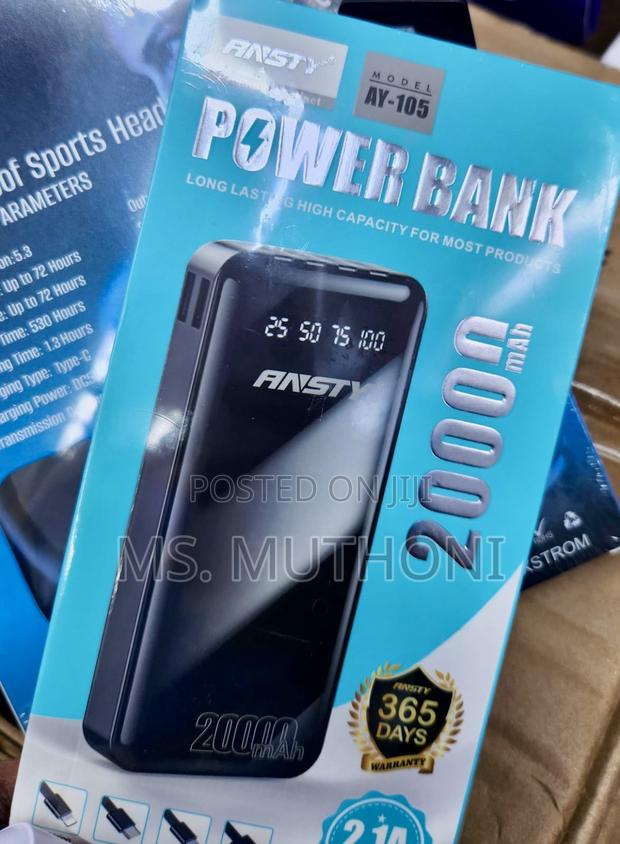 20,000 Mah Ansty Power Bank, - main view