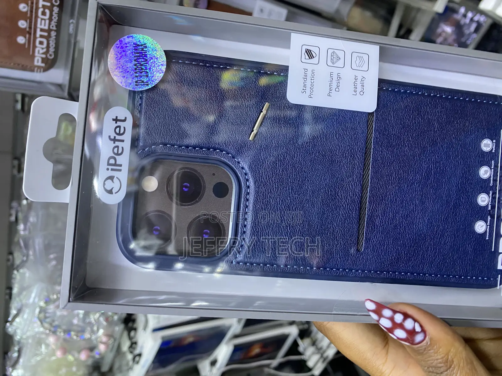 Ohasic iPhone 13 Pro Max Wallet Case With Card Holder