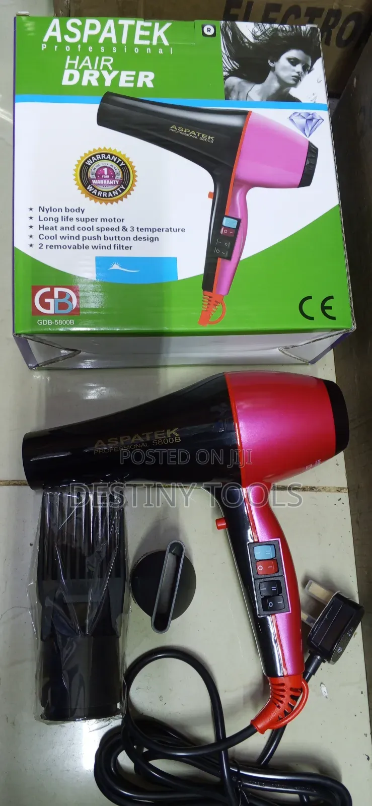 Commercial Aspatek Hairdryer/Aspatek Blowdry