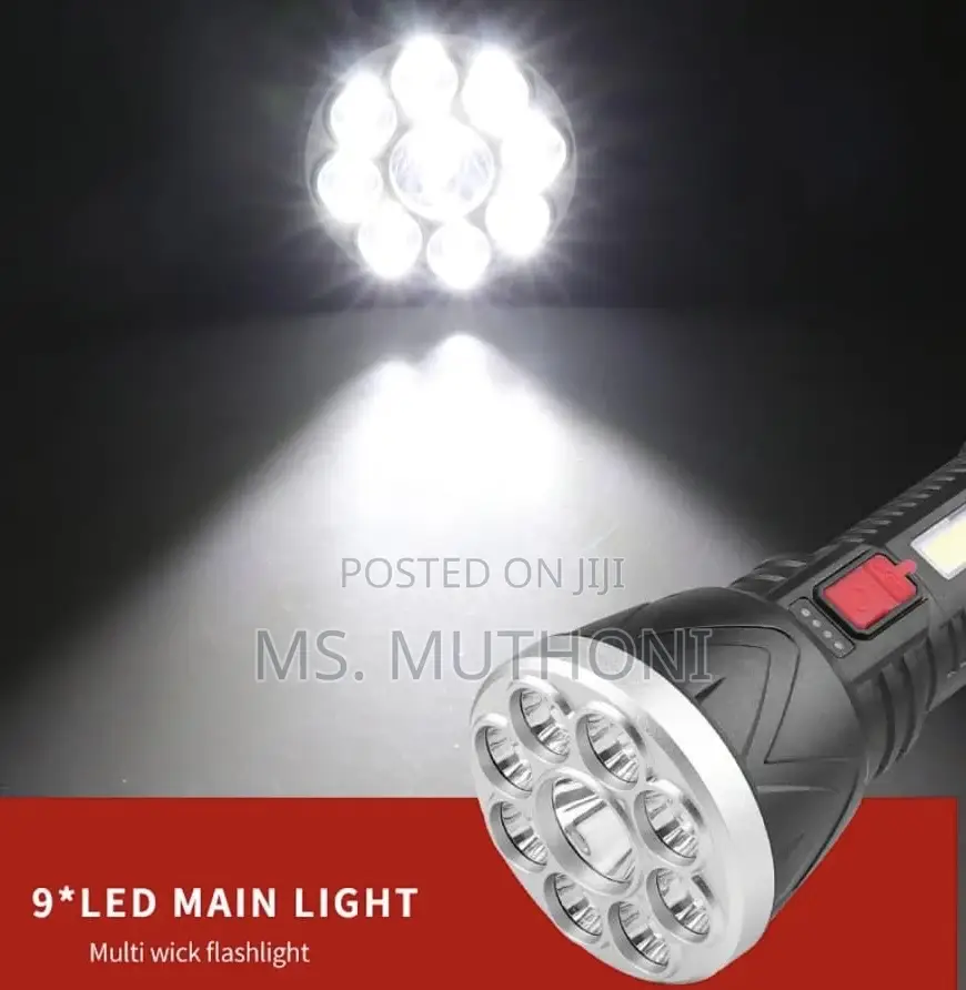 2 in 1 Portable Flashlight With a Disco Lamp Cl-W09/W01