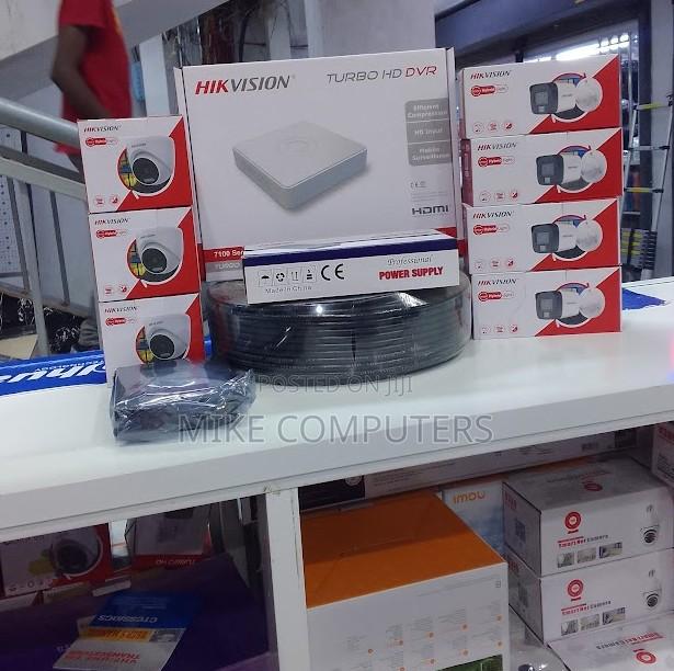 Nightvision 4 Hikvision Colorvu CCTV Cameras Full System Kit