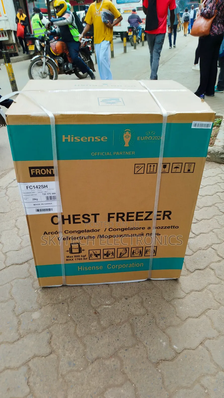 Hisense 144l Chest Freezer Fc142sh(Grey)