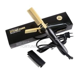 Electrical Hair Straightening Amp; Curling Hot Comb - main view