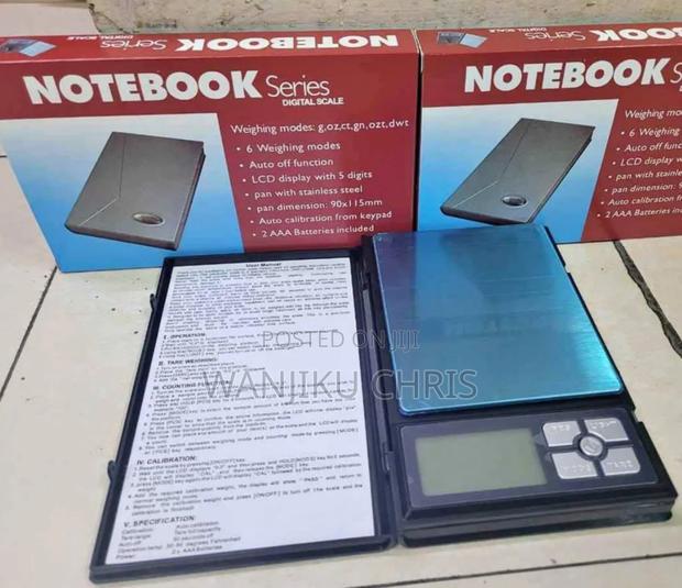 New Grams Scale/Note Book Grams Scale - main view