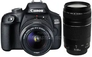 Canon Eos 4000d DSLR Camera and Ef-S 18-55 Mm F/3.5-5.6 Iii Lens