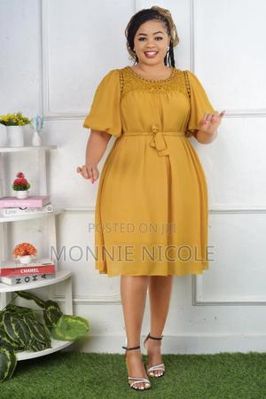 Mustard Yellow Shift Dress - main view