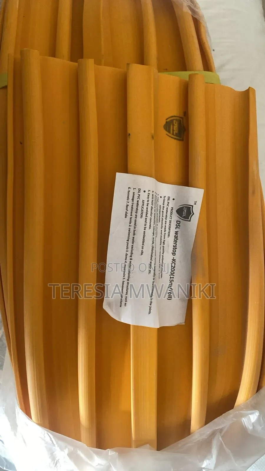 Dsl Waterstop Kc200(15mtr Roll) Waterbar