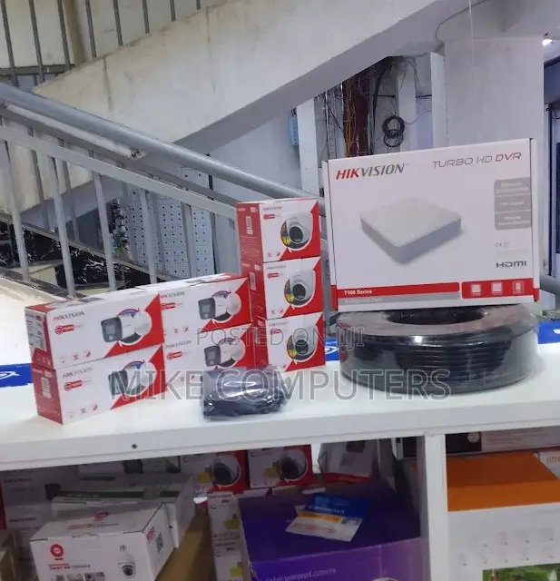 Hikvision 4 Channel 2mp Colorvu/Turbo CCTV 4 Cameras