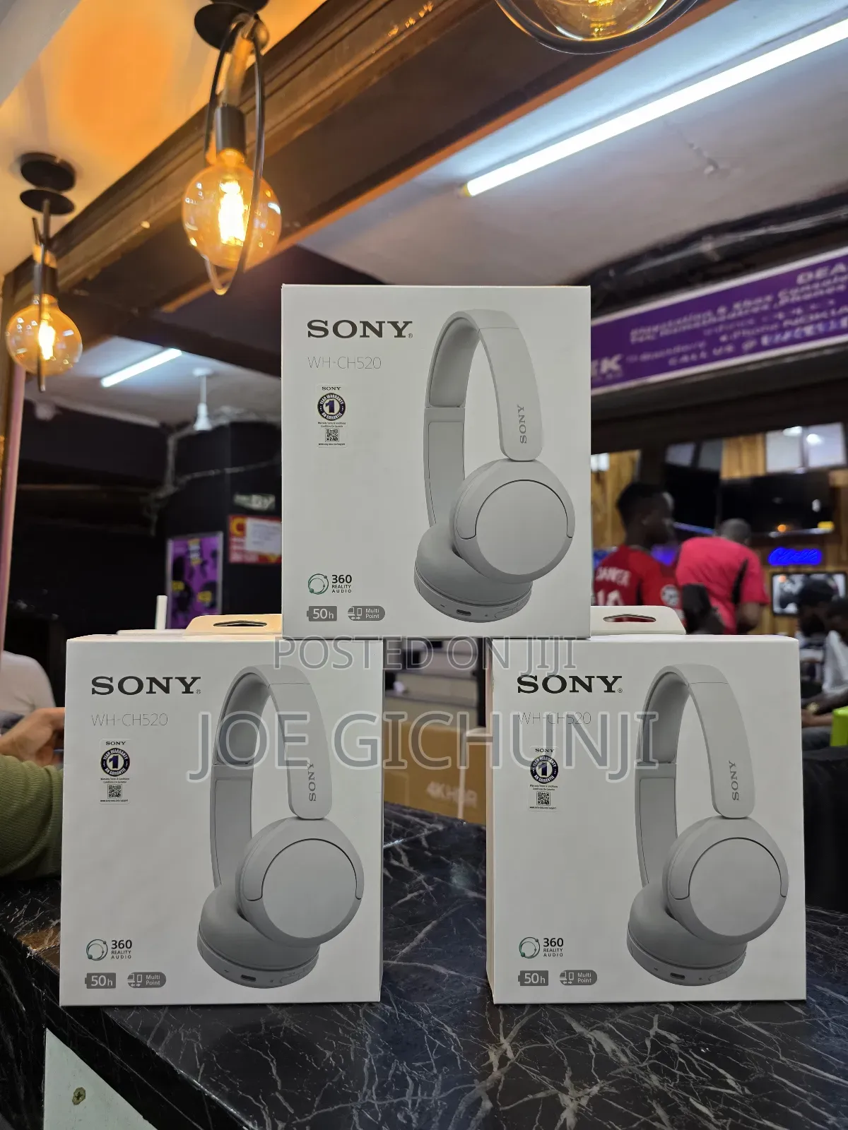 Sony Wh-Ch520 Wireless Headphones Bluetooth on-Ear Headset