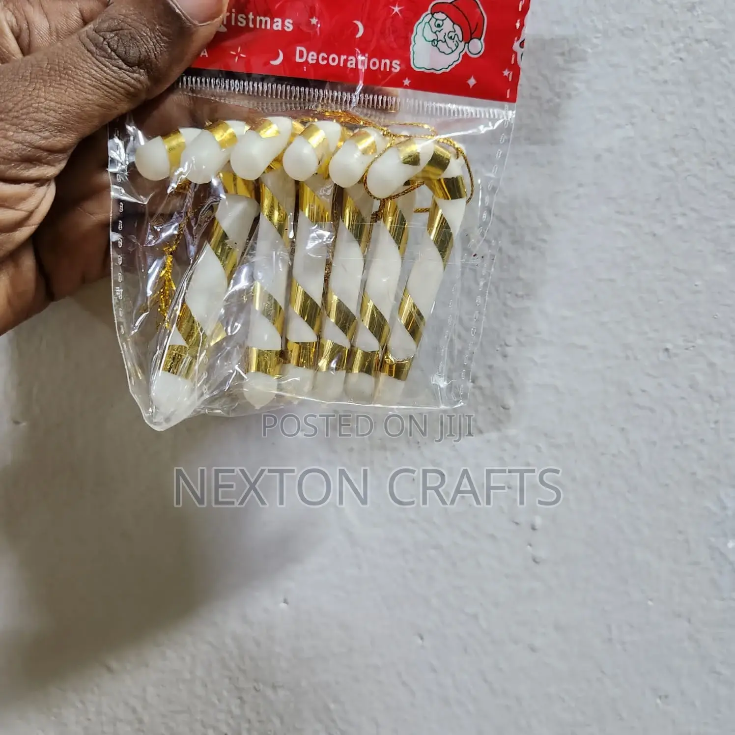 6 Piece Candy Cane Christmas Decor