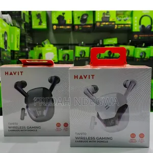 Havit Tw970 Wireless Gaming Earbuds With Dongle,Plays Up to 6 Hours