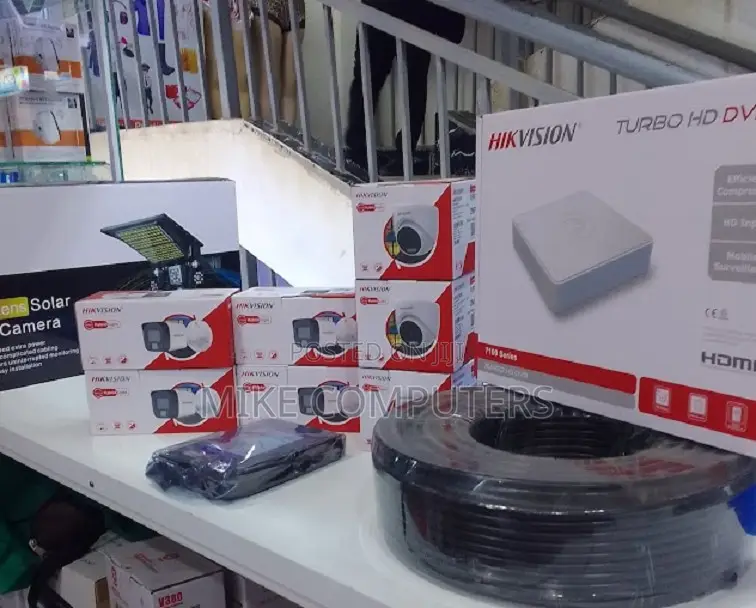Hikvision 4 Hd 1080p 2mp Colorvu CCTV Camera Full Kit