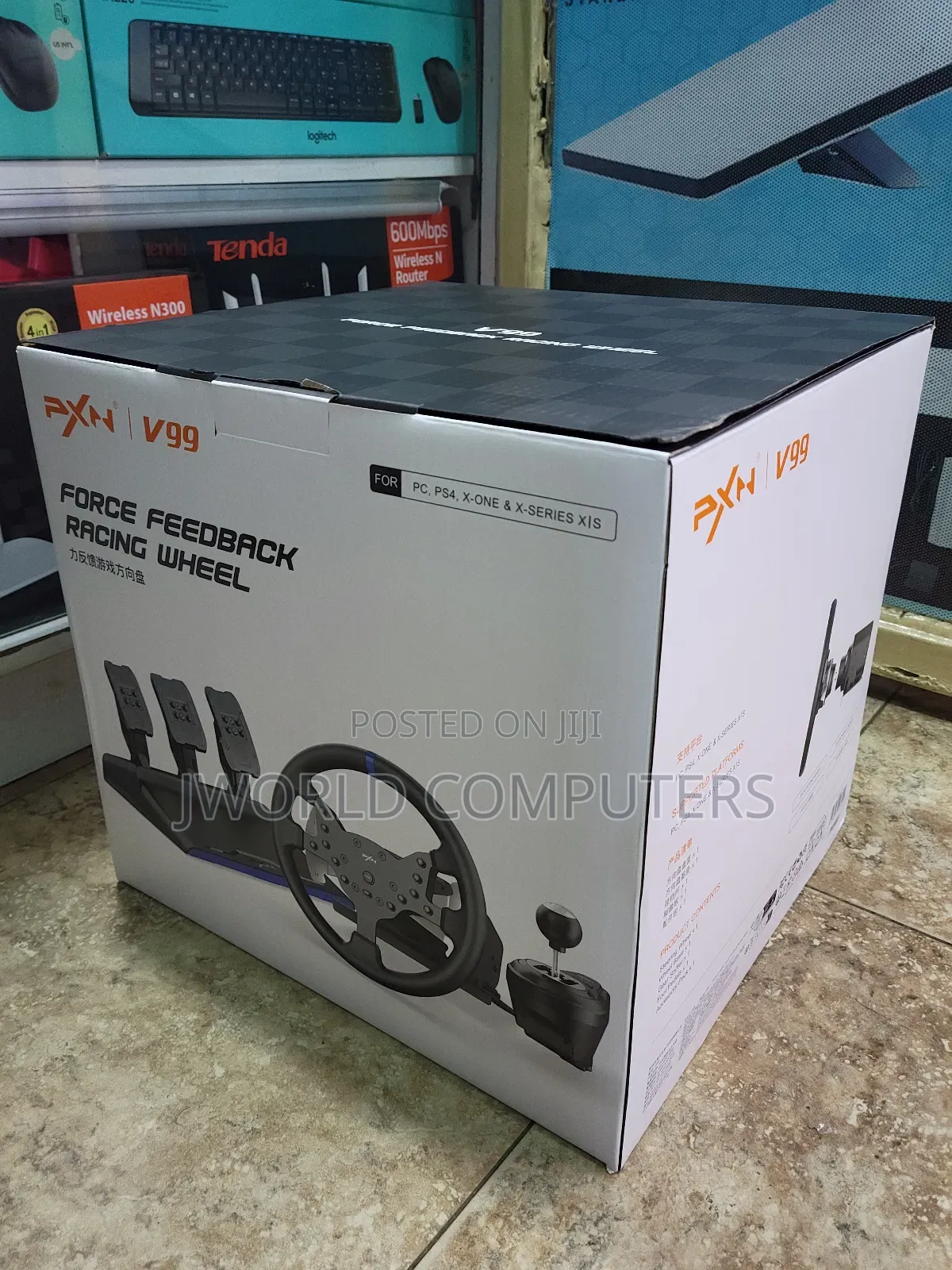 PXN V99 Force Feedback Steering Wheel Pc,Xbox