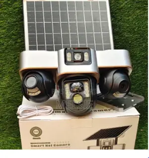 Triple Lens 4g Solar PTZ Rotating Camera 4g - No Wi-Fi Needed