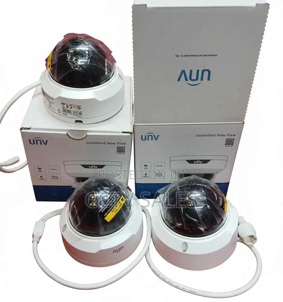 Weatherproof Design Uniview CCTV Camera With Alarm