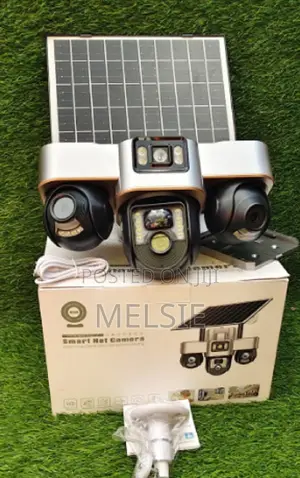 4g Triple Lens Solar Camera Rotatabletriple Lens 4g Solar PTZ Camera