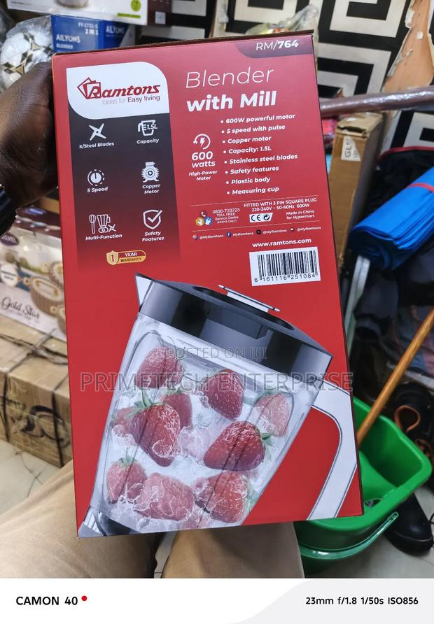 600watts Ramton Blender Blender -5 Speed - main view