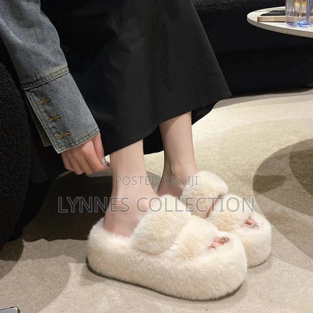 Platform Multicolor Fluffy Sandals , Fluffys Sizes 36_42 - thumbnail 4