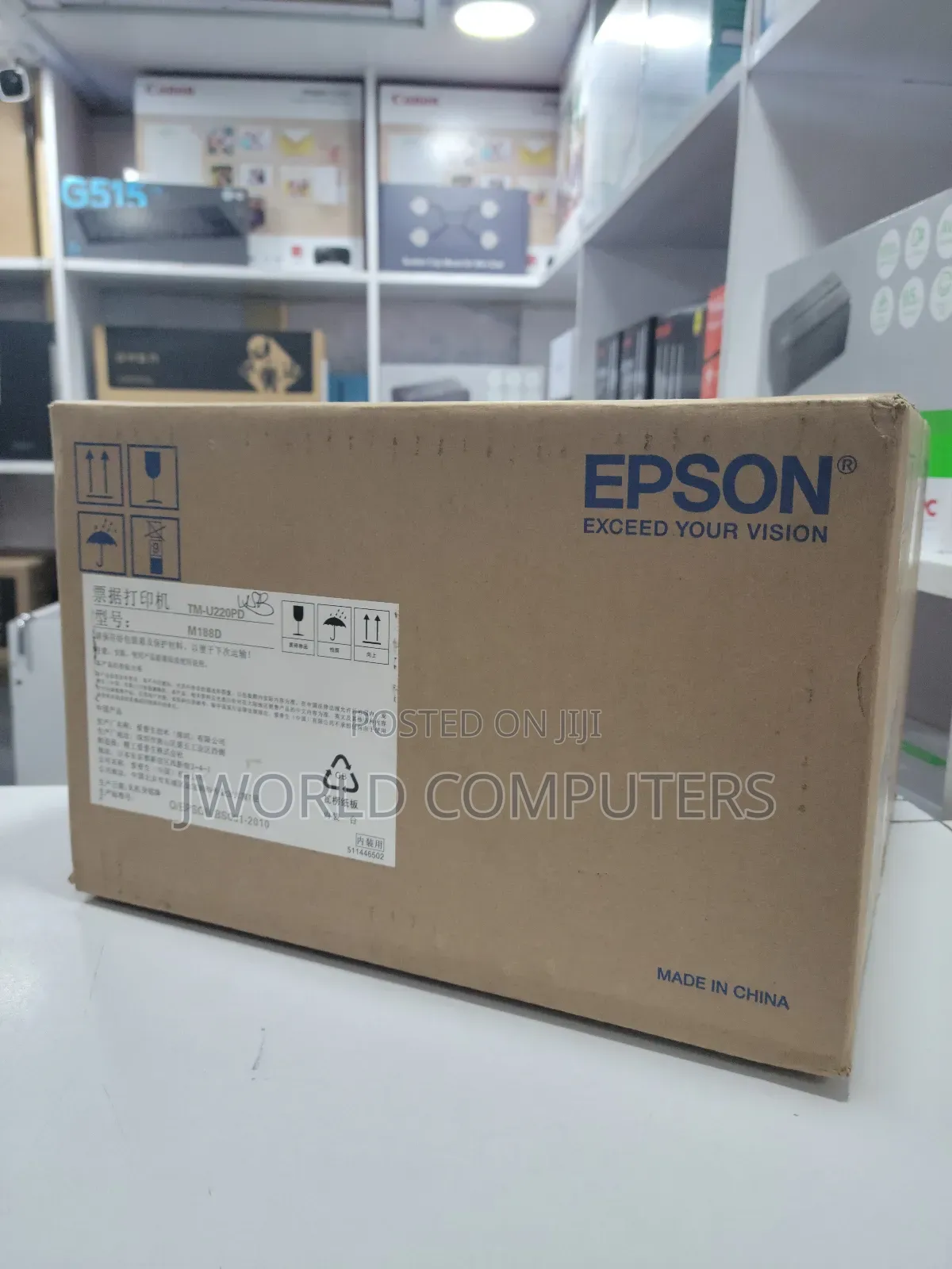 Epson Tm-U220pd Thermal Recept Printer