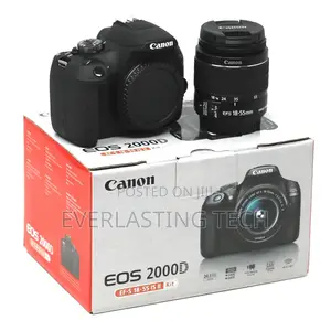Canon Eos 2000d DSLR Camera With Ef-S 18-55mm F/3.5-5.6 Is Ii Lens