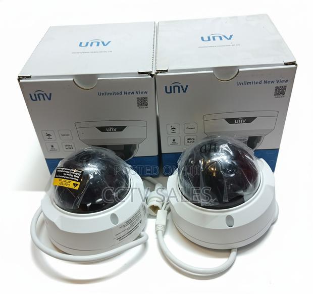 Ultra H.265 Uniview Black and White Dome CCTV Camera