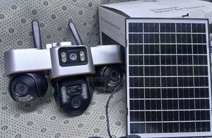 Camera V380pro 3 Lens With 3 Screens Solar 4g Rotatable Camera - thumbnail 2