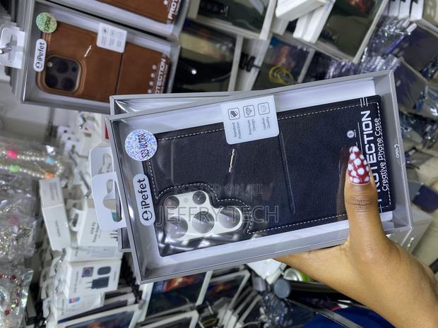 Moneer Samsung Galaxy S23 Ultra Case Leather Wallet Magsafe Compatible - thumbnail 3