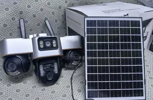 Tripple Lens With 3 Screens Solar 4g PTZ Security Solar PTZ Rotatable