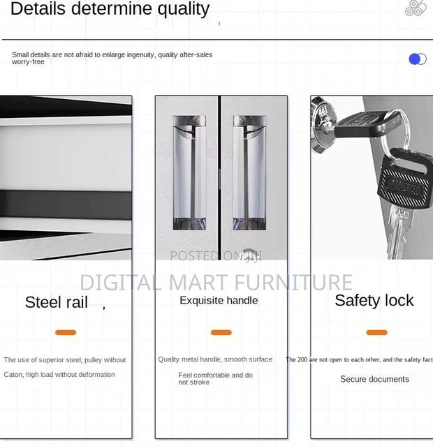Office Cabinet: Four Door File Storage Unit - thumbnail 7