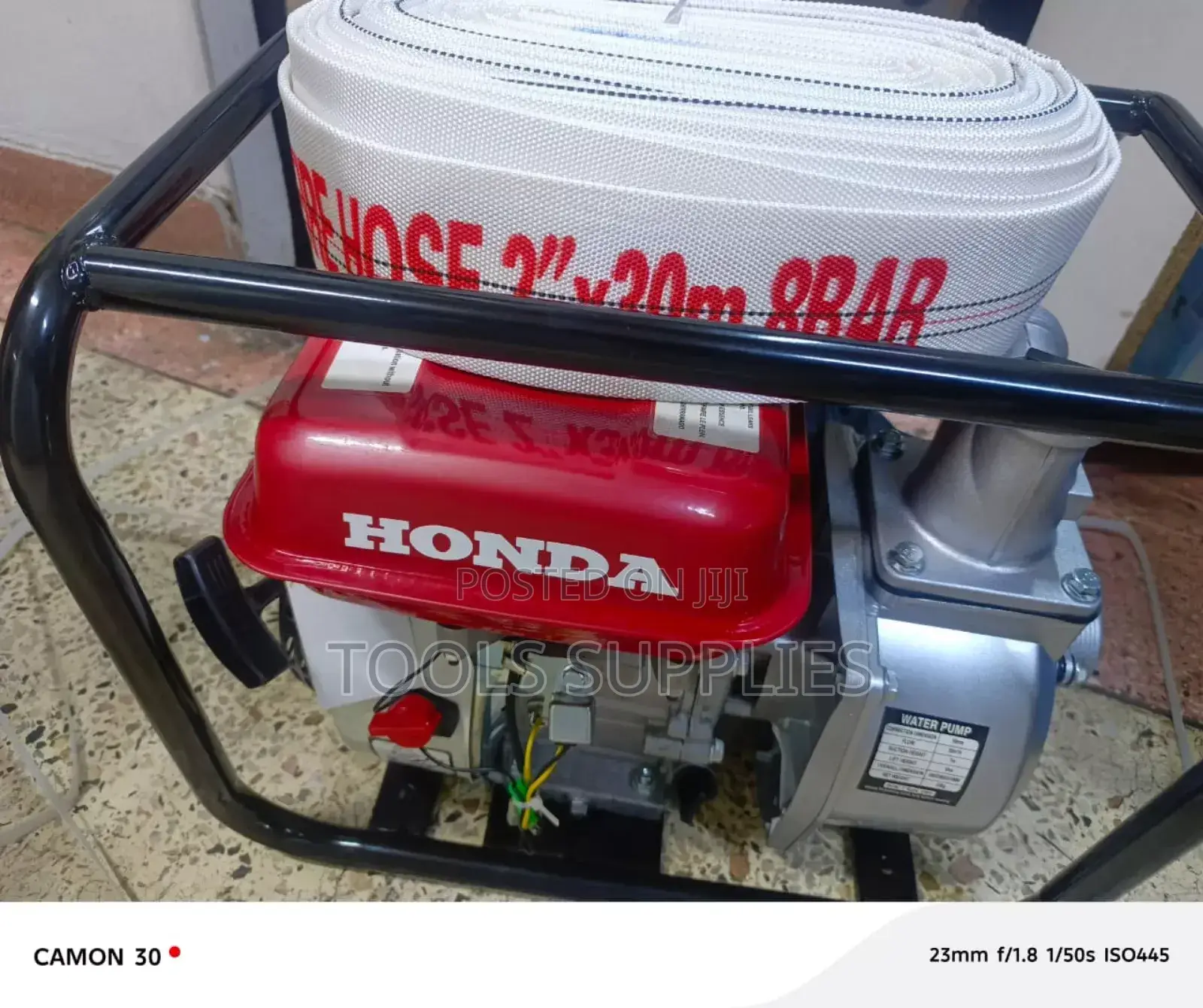 Honda Water Pump + Canvas Pipe 30m