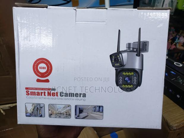 Outdoor Wireless Solar Dual Lens CCTV Camera