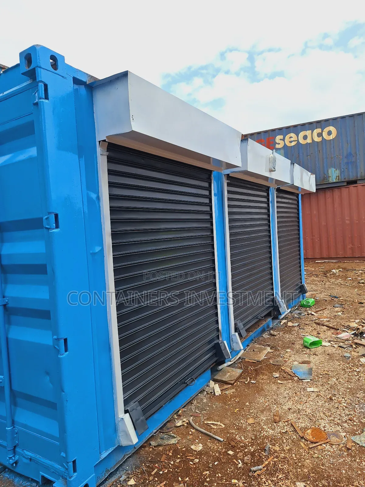 20ft Container Stalls- Durable Shipping Containers