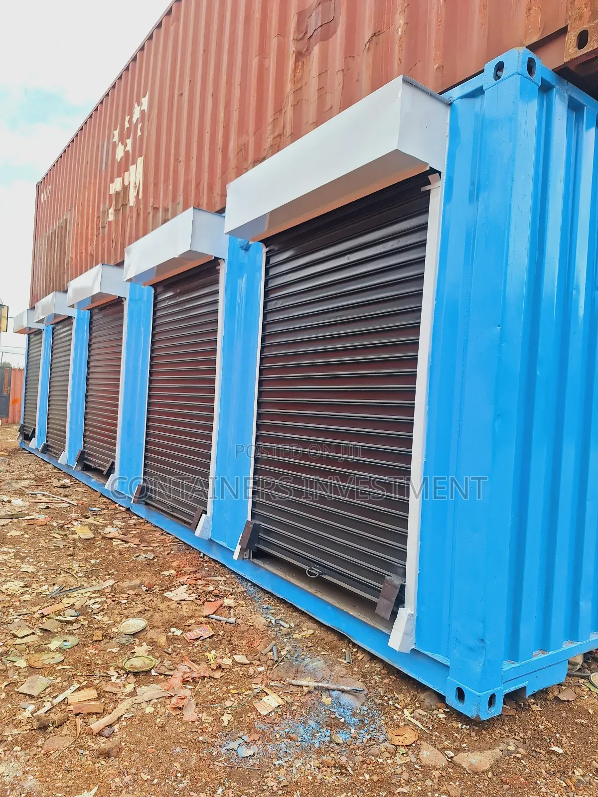 Instant Fix For Your Shops Need- 40ft Container Stalls Available