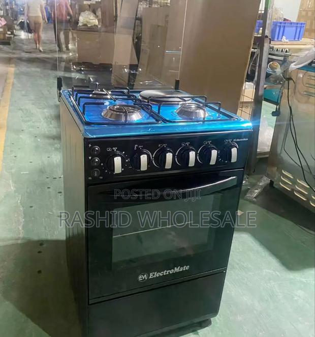 Electromate 50*55 Free Standing Cooker 3+1