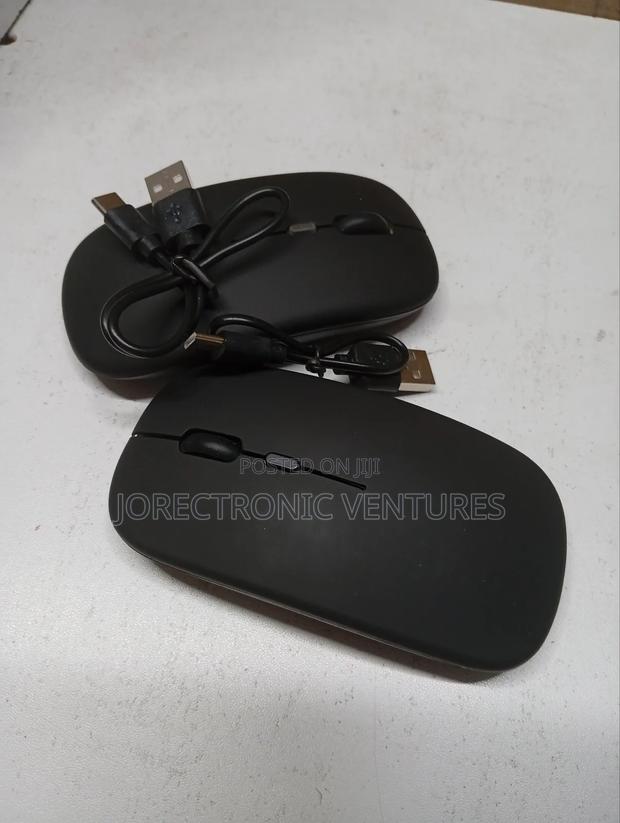 2.4g Wireless Rechargeable Bluetooth Mouse Black