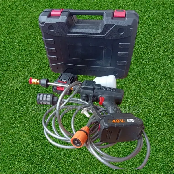 Cordless High Pressure Car Washer Gun Powerful Jet Compact Design