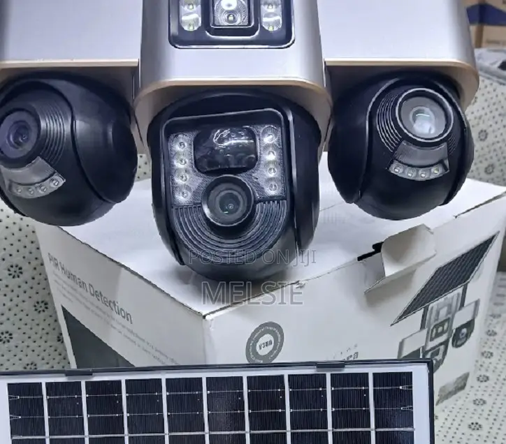 Solar Street Light PTZ Flood Light 4g Camera – 24/7 Smart Security